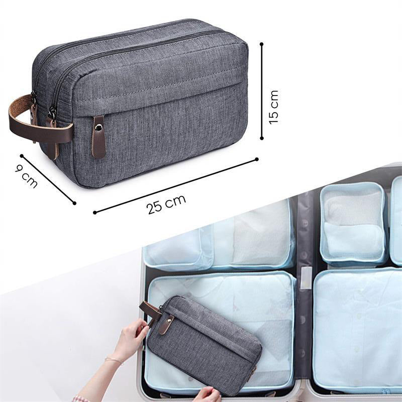 Fashionable and casual men's wash bag, cation waterproof wash storage bag, large capacity outdoor travel bag