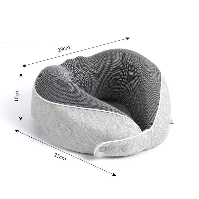 U Shaped Pillow Memory Cotton Can Store Travel Pillows, Nap Pillows, Neck Protection Pillows, Portable Neck Pillows