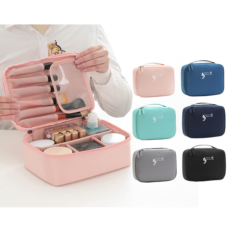 Travel Cosmetic Bag Square Storage Bag Portable Storage Bag Wash Bag Cosmetic Storage Bag