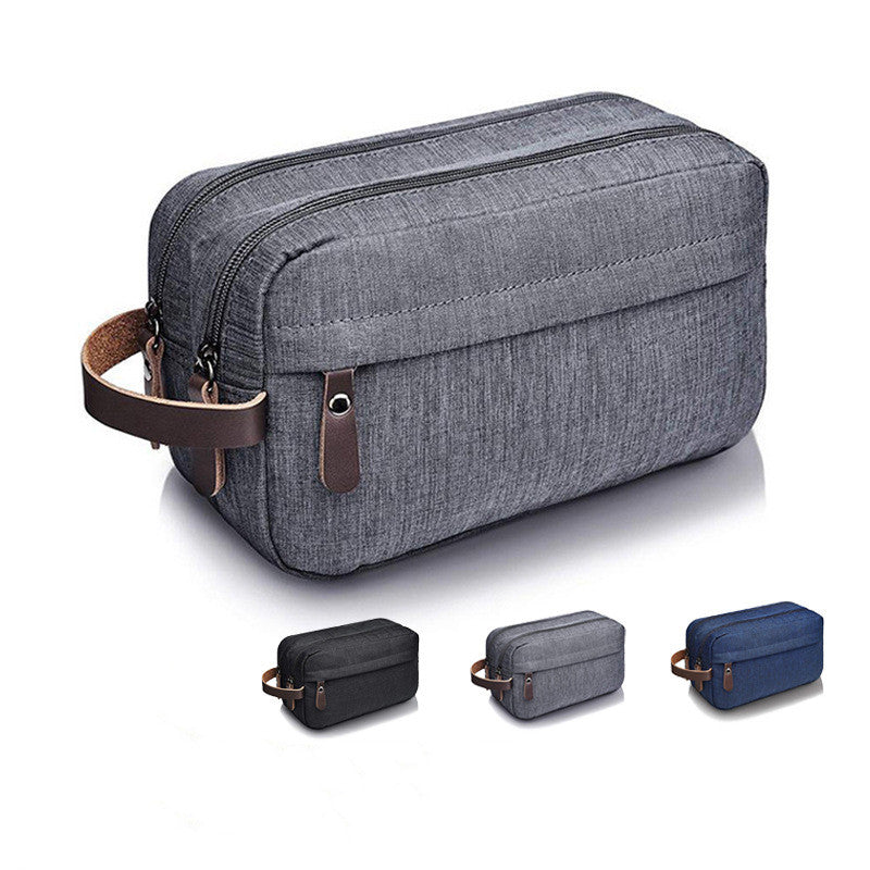 Fashionable and casual men's wash bag, cation waterproof wash storage bag, large capacity outdoor travel bag