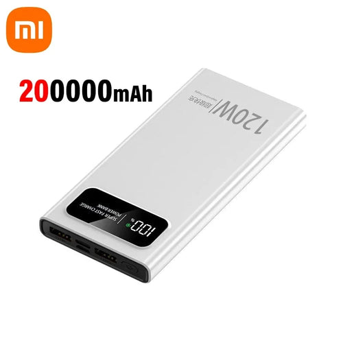 Xiaomi 200000mAh 120W Power Bank Super Fast Charging Battery High