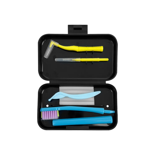 Dental Toothbrush Box Portable Travel Orthodontic Cleaning Set Storage