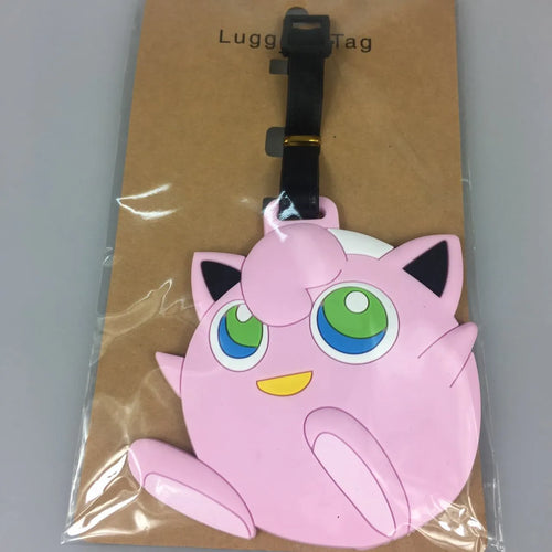 Hot Travel Luggage Tag Accessories Cartoon Pokemon Cute Pikachu Silica