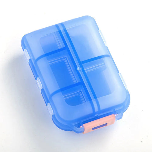 Tcare Travel Pill Organizer Moisture Proof Pills Box for Pocket Purse