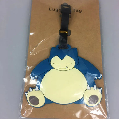 Hot Travel Luggage Tag Accessories Cartoon Pokemon Cute Pikachu Silica