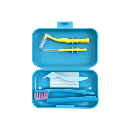 Dental Toothbrush Box Portable Travel Orthodontic Cleaning Set Storage